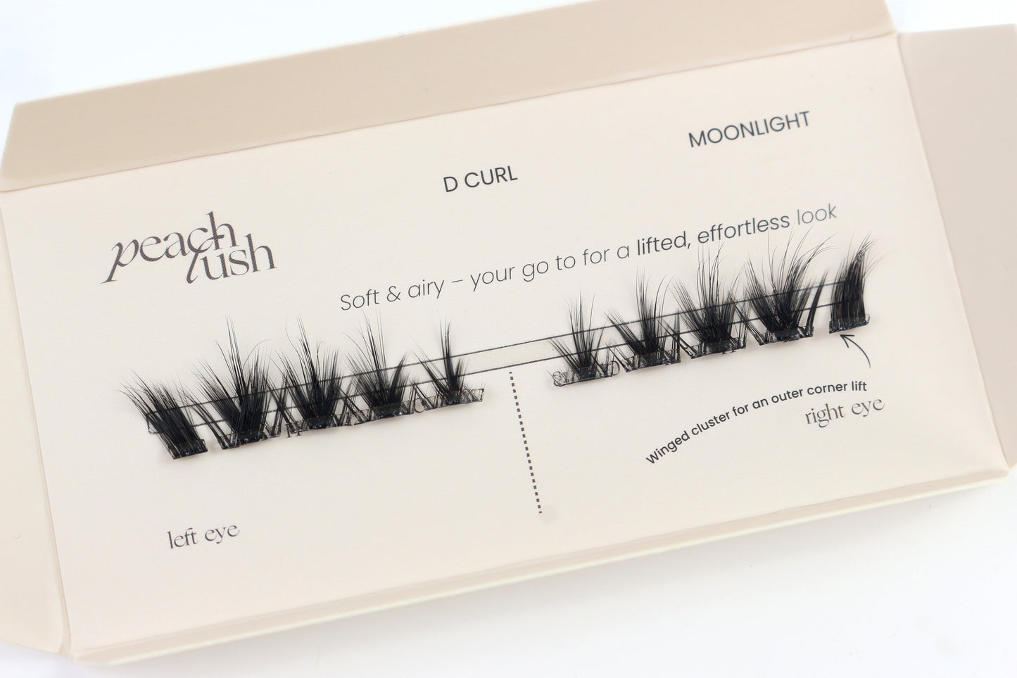 NIEUW✨| MOONLIGHT| Press-On Lashes (Pre-Mapped)