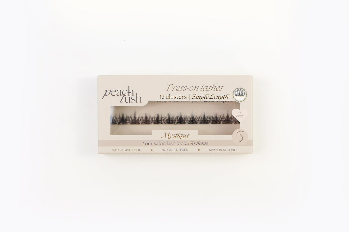 NIEUW✨| MYSTIQUE Press On Lashes – Zelfklevende Wimpers | Volume pre glued press on lashes
