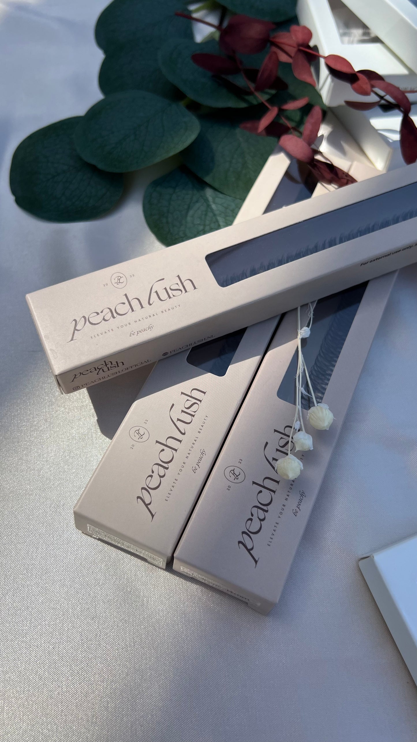 Be Peachy | Single Length Lush Lashes | DIY Lashes Wimper Extensions Starter Kit
