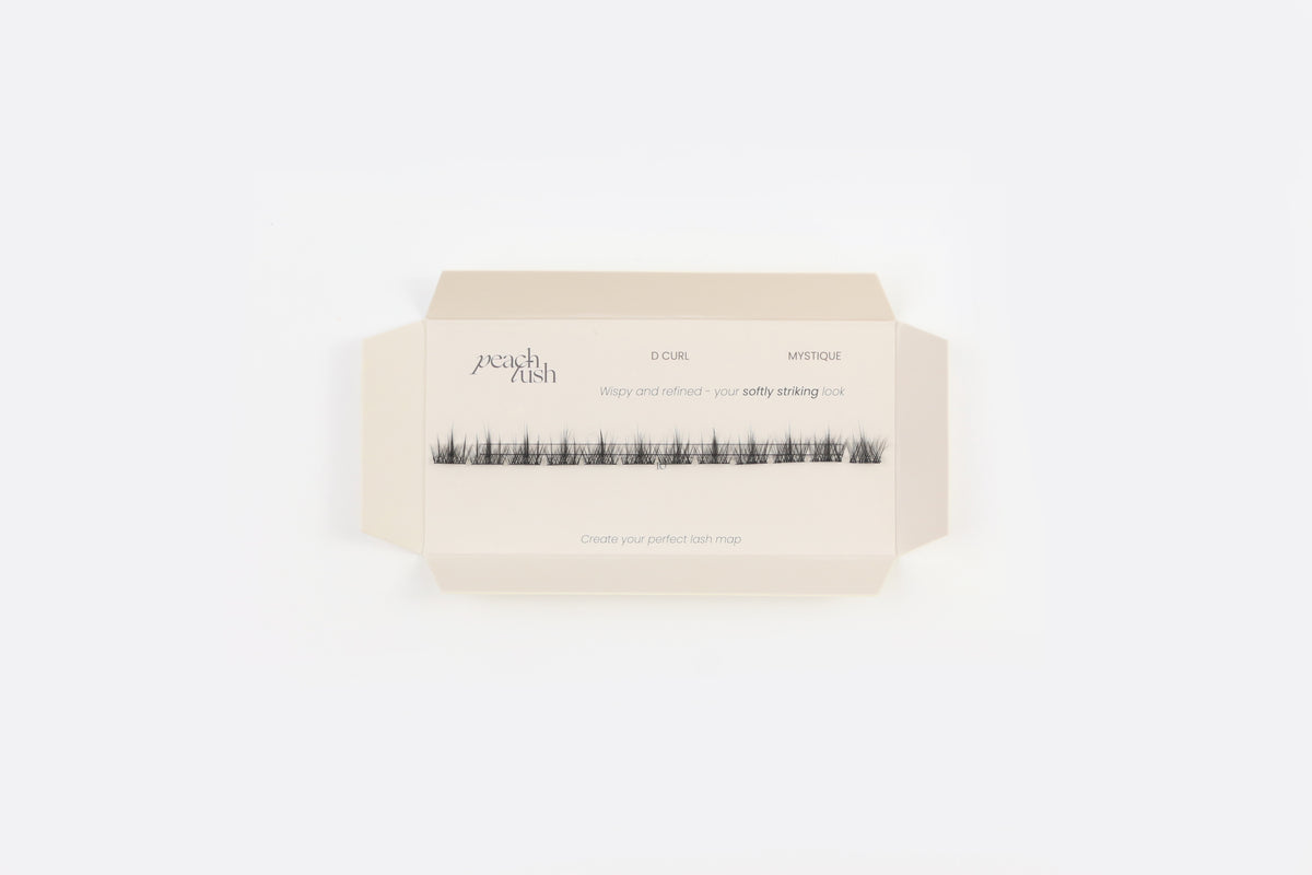 NIEUW✨| MYSTIQUE Press On Lashes – Zelfklevende Wimpers | Volume pre glued press on lashes