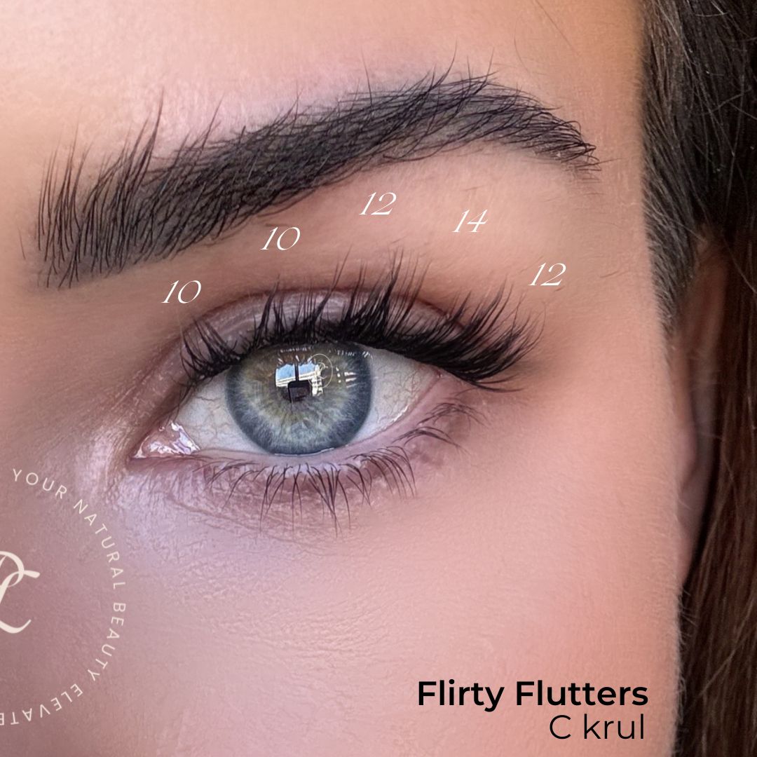 Flirty Flutters | Single Length Lush Lashes | DIY Lashes Wimper Extensions Starter Kit Bundel
