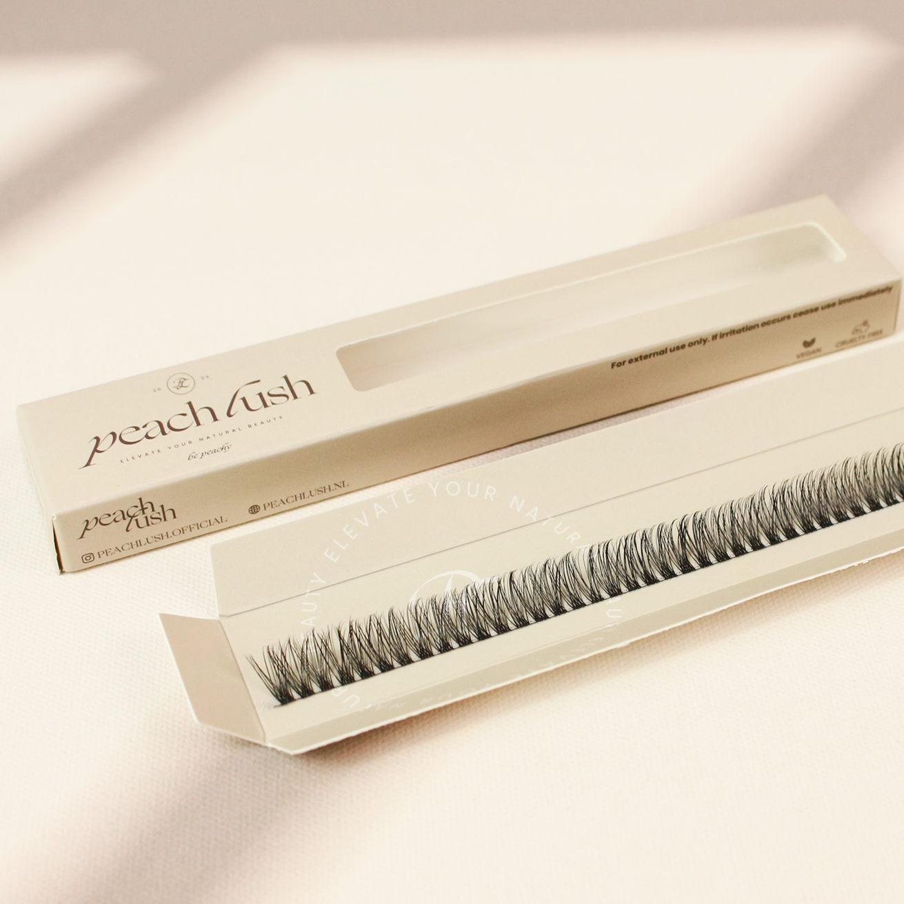 Be Peachy | Single Length Lush Lashes | DIY Wimper Extensions