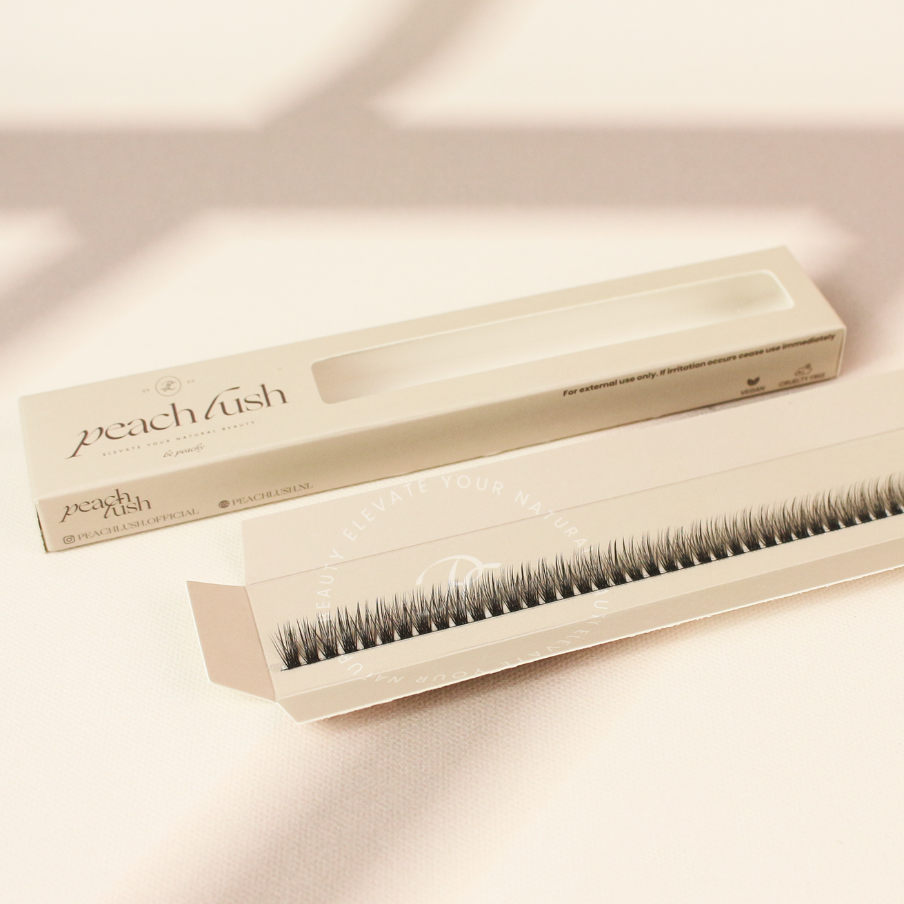 Be Peachy | Single Length Lush Lashes | DIY Wimper Extensions
