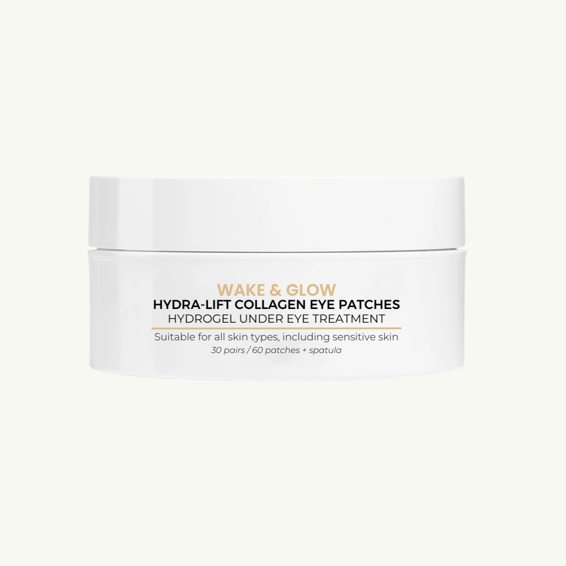 lifting hydrogel eye patches with collagen and niacinamide voor alle huidtypen