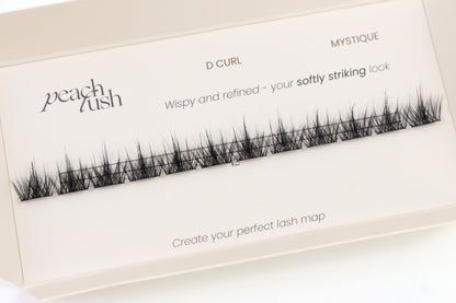 NIEUW✨| MYSTIQUE Press On Lashes – Zelfklevende Wimpers | Volume pre glued press on lashes
