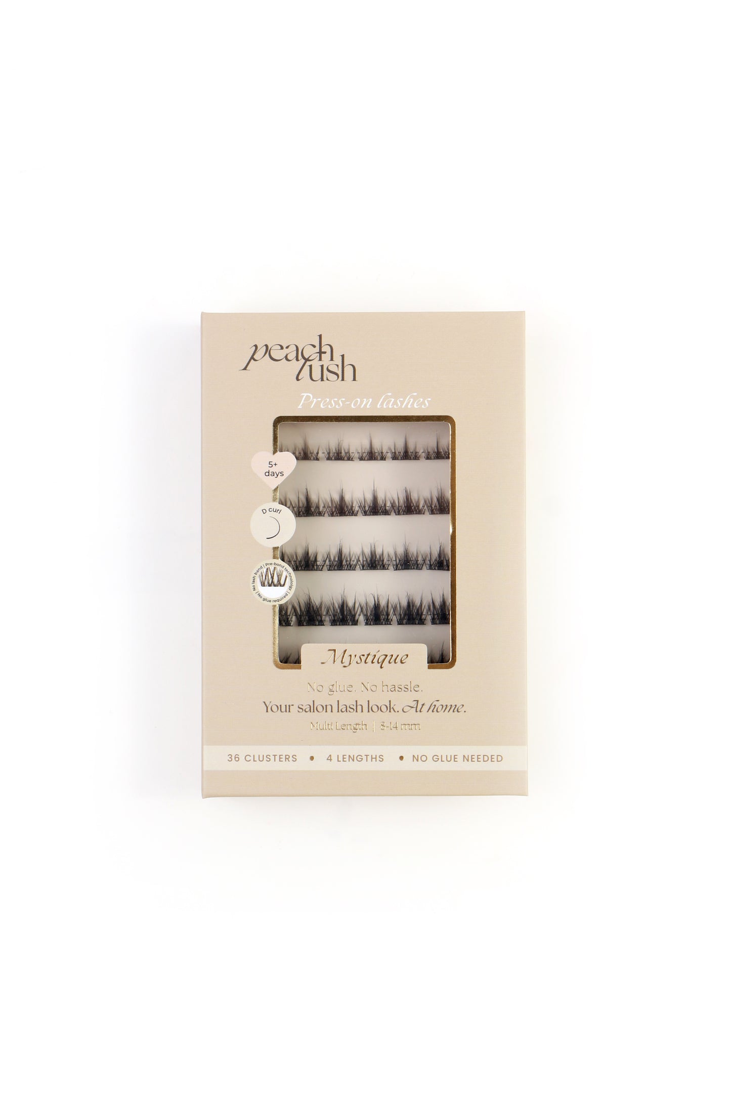 NIEUW✨| MYSTIQUE Press On Lashes – Zelfklevende Wimpers | Volume pre glued press on lashes