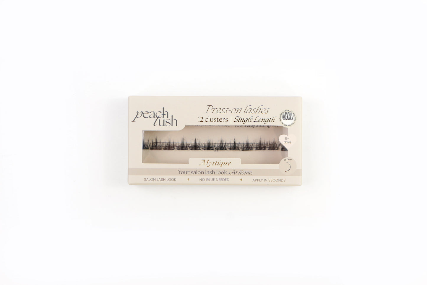 NIEUW✨| MYSTIQUE Press On Lashes – Zelfklevende Wimpers | Volume pre glued press on lashes