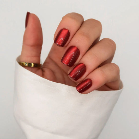 Ruby Radiance | Press on nails