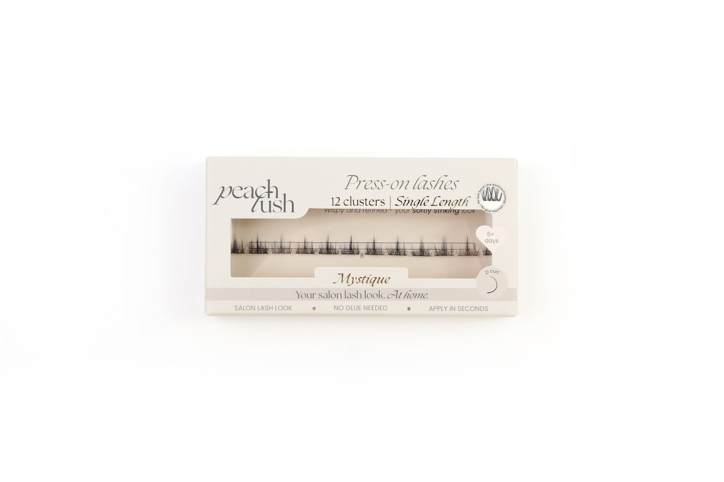 NIEUW✨| MYSTIQUE Press On Lashes – Zelfklevende Wimpers | Volume pre glued press on lashes