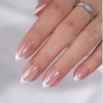 Glazed French | Press on nails