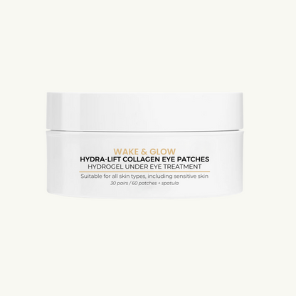lifting hydrogel eye patches with collagen and niacinamide voor alle huidtypen