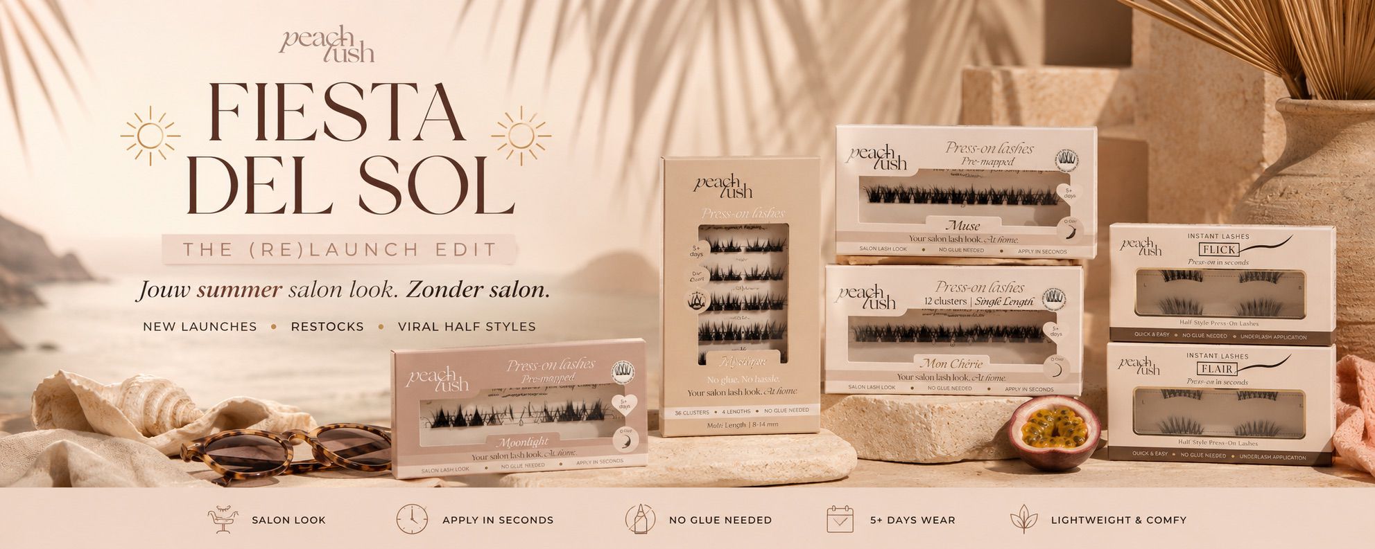 press on lashes half style press on lashes