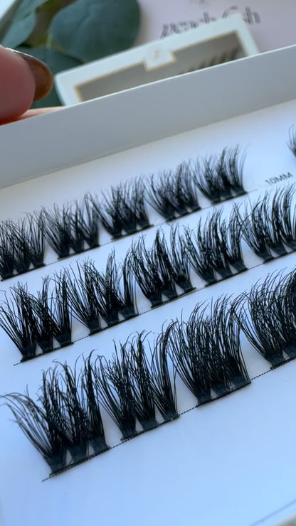 Wispy Tease | C D krul | Fluffy Multi-length Lush Lashes | DIY Wimper Extensions