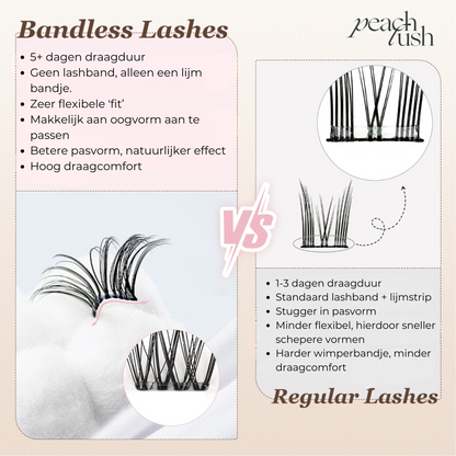 Mon Chérie Press On Lashes – Zelfklevende Wimpers | Volume pre glued press on lashes
